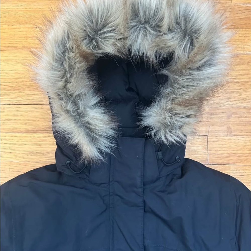Women’s L.L. Bean Down Filled Black Parka, size Small